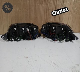 FE FAROS AUDI TT 98-05 LUZ DIURNA REAL LED FONDO NEGRO R1459