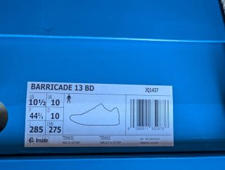 ADIDAS BARRICADE 13 X BRAIN DEAD