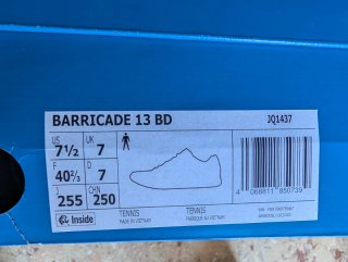 ADIDAS BARRICADE 13 X BRAIN DEAD