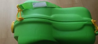 Maleta infantil moltó elefante verde