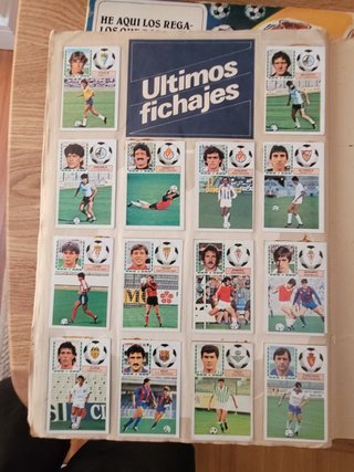 Álbum Liga 83-84 1ª División Completo