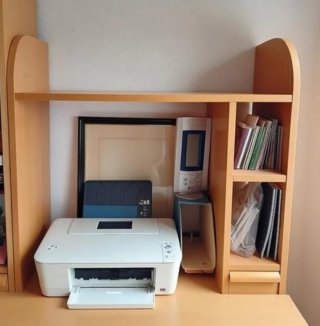 Estantería de escritorio madera