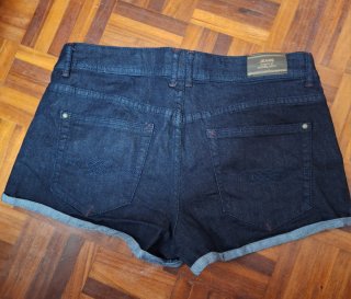 Shorts Vaqueros Blanco T.M