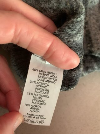 Maglione Rodes Uomo Scollo a V Fantasia Grigio