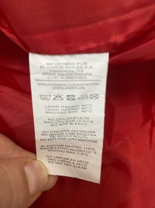Cazadora Easy Wear Roja Talla 44