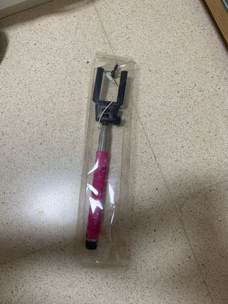 Palo Selfie Extensible con Cable Rosa
