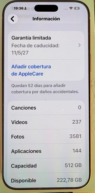 iPhone 17 Pro Max 512GB Naranja (Nuevo)