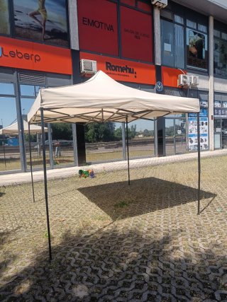 Carpa Cenador 3x3 Impermeable Beige