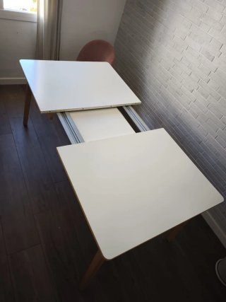 Mesa comedor extensible madera
