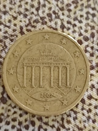 Moneda 0.50 cts Alemania 2002