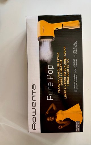 Plancha Vertical Vapor Rowenta Pure Pop / Amarilla