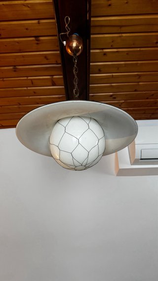 2 Lámparas Colgantes Cobre