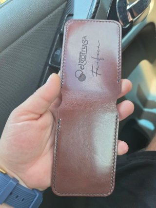 Cartera de piel de caballo.