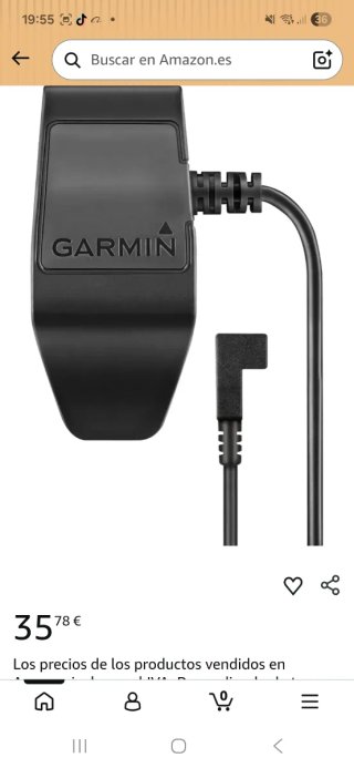 Cargador Garmin T15 y T5