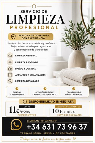 Limpieza en Alicante