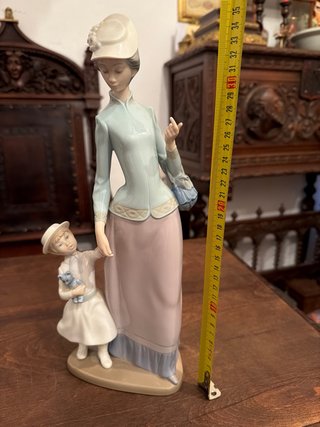 Figura Porcelana Lladro Madre e Hija