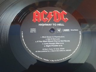 Vinilo AC/DC Highway to Hell ed. 2003