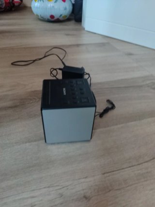 Radio Reloj Sony Negro