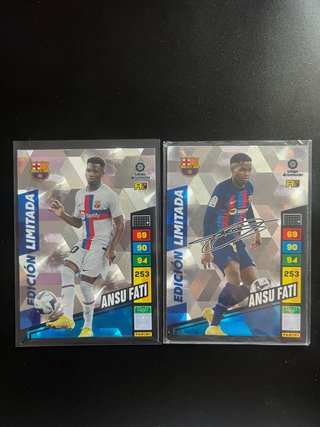 Lote 2 Cromos Ansu Fati Edición Limitada