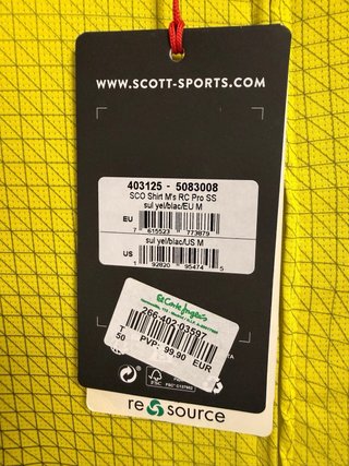 Maillot Scott RC Pro SS Talla MHey sorry, still he