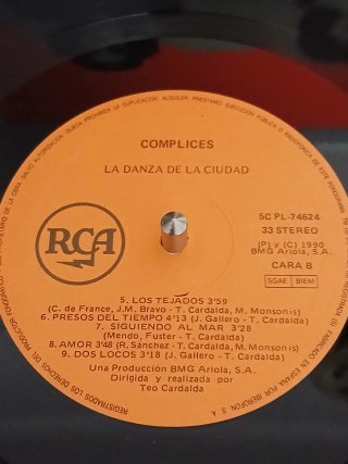 Vinilo Complices - La Danza de la Ciudad