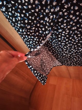 Falda midi estampada floral
