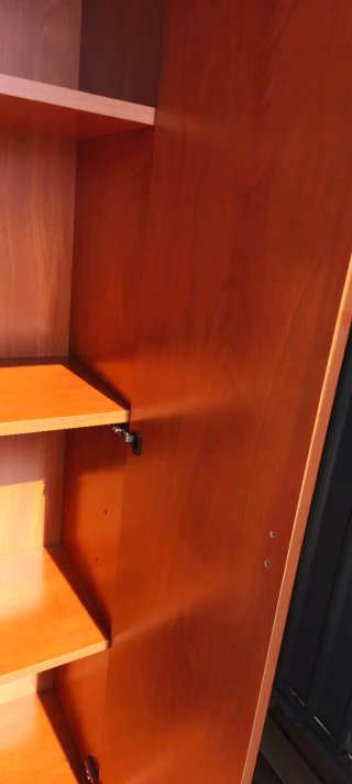Mobile Scaffale in legno e vetro