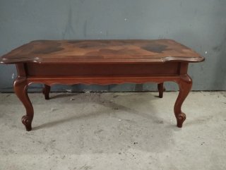 Mesa de centro inglesa antigua madera