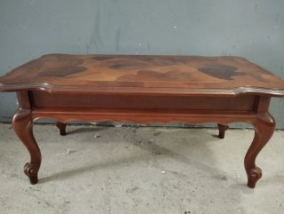 Mesa de centro inglesa antigua madera