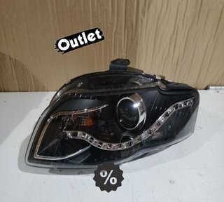 FE FAROS AUDI A4 B7 LUZ DIURNA LED FONDO NEGRO 04-07 R146286