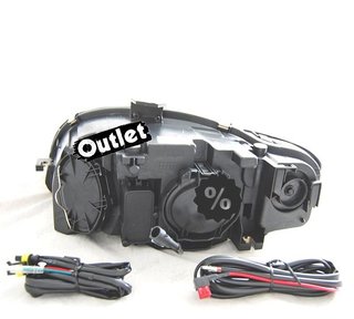 FE FAROS AUDI A4 B7 LUZ DIURNA LED FONDO NEGRO 04-07 R146286