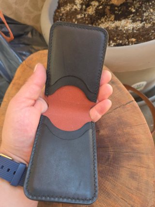 Cartera de cuero de vaca(cuello)