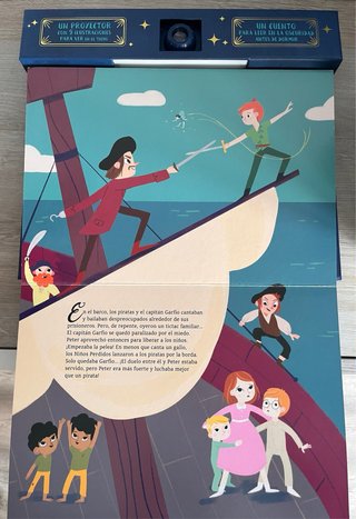 La fabulosa historia de Peter Pan. Libro proyector