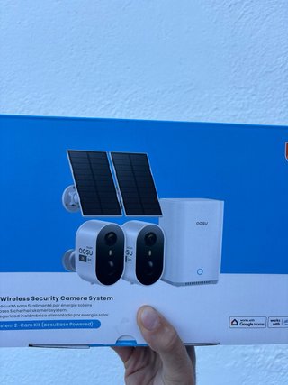 Set Cámara Vigilancia QOSU Solar 2K