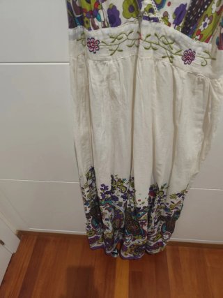 Vestido estampado floral multicolor