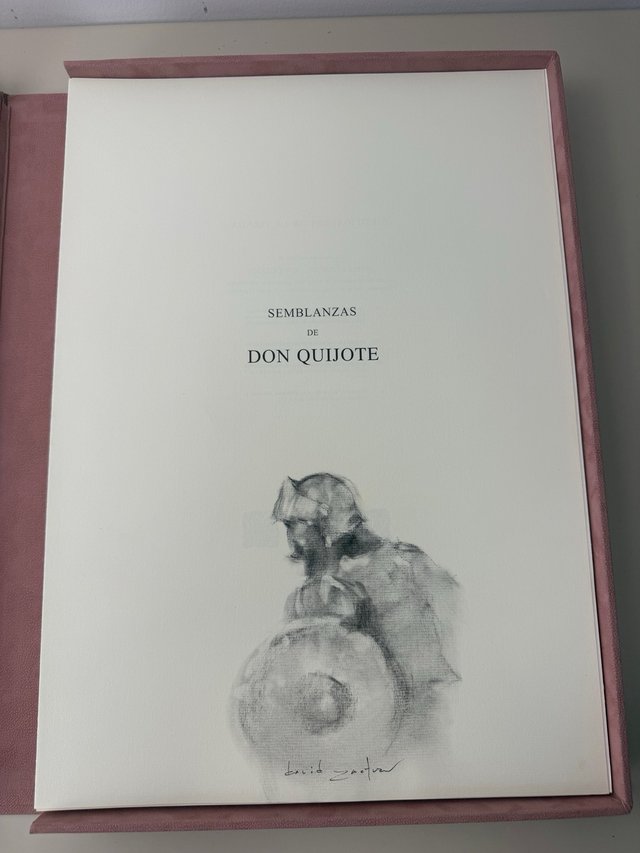Semblanzas don Quijote ed. limitada. David Zaafra