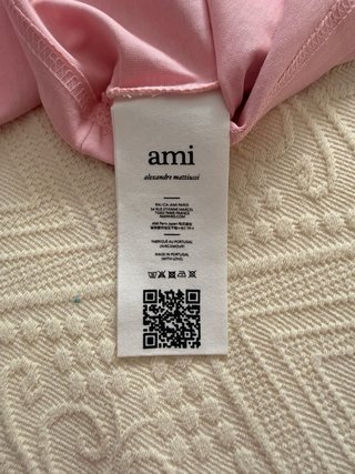 Camiseta Ami Paris Rosa