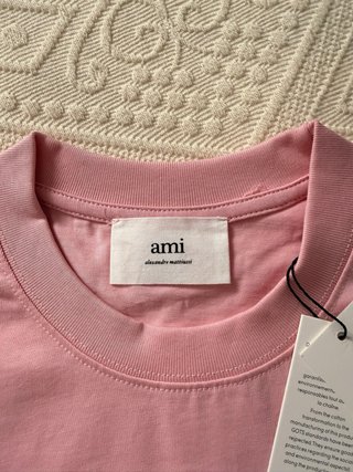 Camiseta Ami Paris Rosa