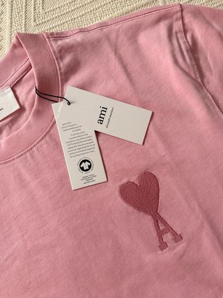 Camiseta Ami Paris Rosa