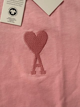 Camiseta Ami Paris Rosa