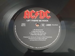 Vinilo AC/DC Let There Be Rock ED. 2003