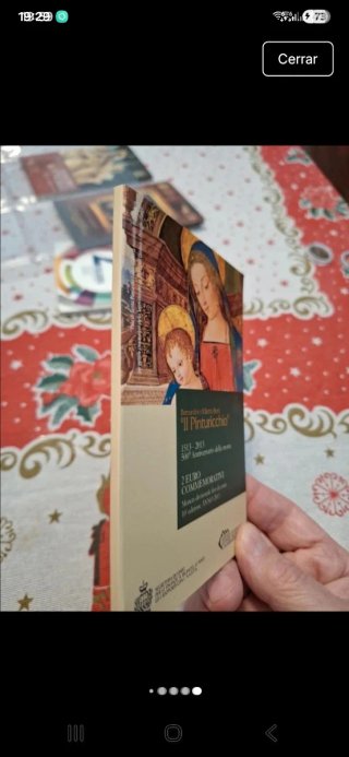 San Marino 2013 2€ Conmemorativos Il Pinturicchio