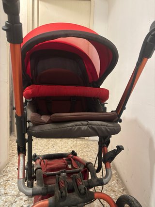 Silla de paseo Jane roja