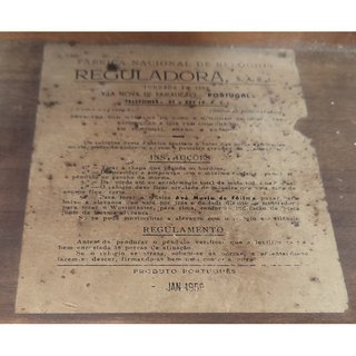 Relógio de Parede Reguladora Madeira