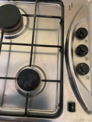 Placa de gas butano con 3 fuegos Nardi