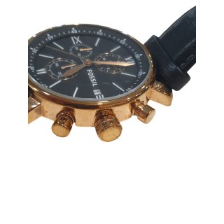 Reloj Fossil BQ1008 Negro y Dorado