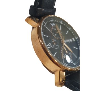 Reloj Fossil BQ1008 Negro y Dorado