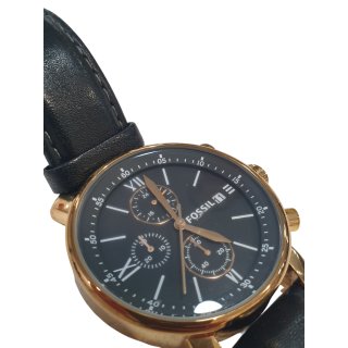Reloj Fossil BQ1008 Negro y Dorado