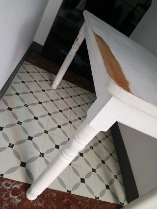 Mesa de roble maciza