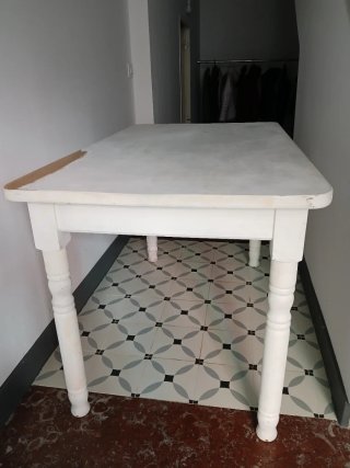 Mesa de roble maciza